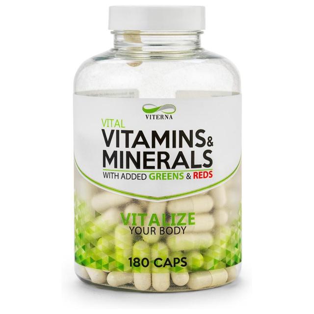 Viterna Vital Multivitamin & Minerals + Greens & Reds 180 kapslar product image