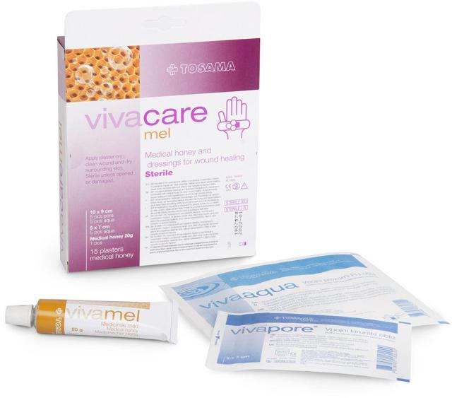 Vivacare mel sårvårdsset 1 par product image