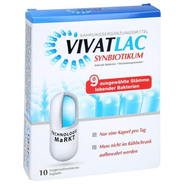VIVATLAC SYNBIOTIKUM magensaftresistente Kapseln product image