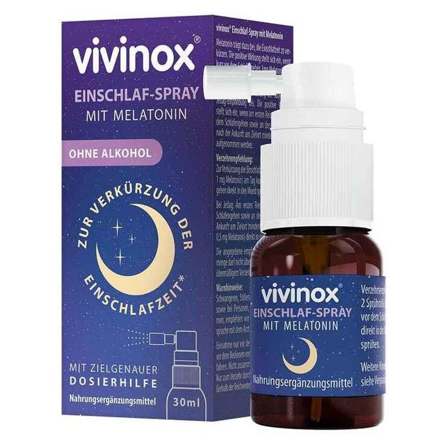 Vivinox® Einschlaf-Spray mit Melatonin bei Einschlafstörungen, 30 ml Spray product image