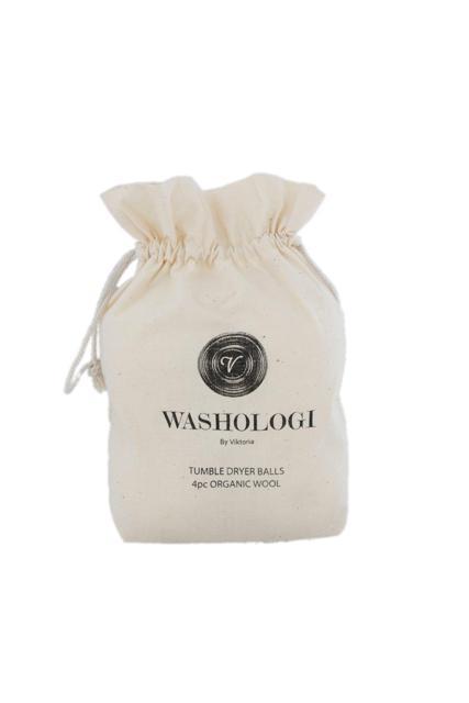Washologi Organic Tumble Dryer Balls 4 Pcs product image
