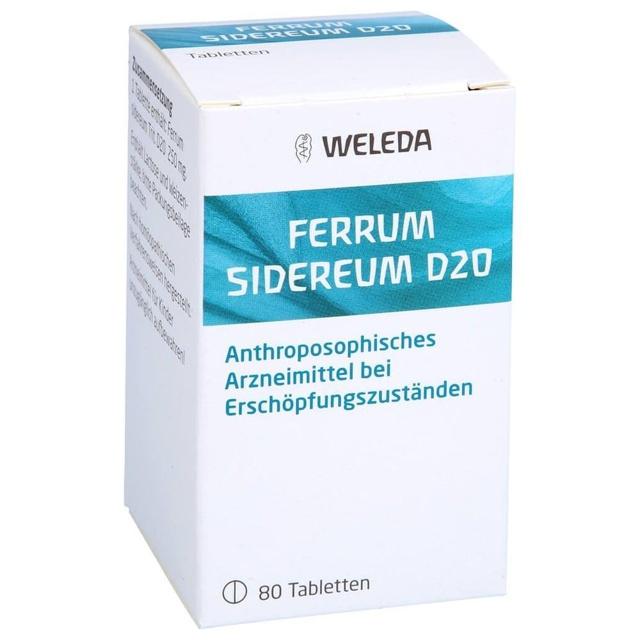 FERRUM SIDEREUM D 20 Tabletten product image