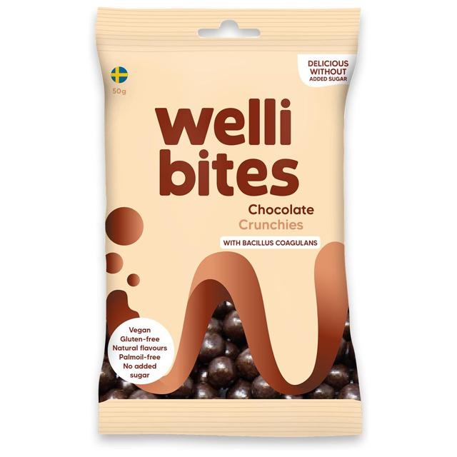 Wellibites Chocolate Crunchies 50 g product image