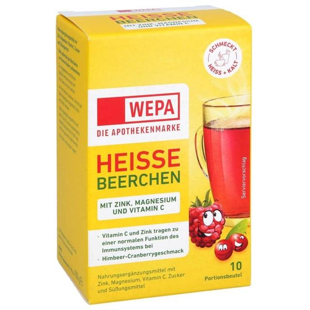 WEPA heiße Beerchen+Vit.C+Zink+Magnesium Pulver product image