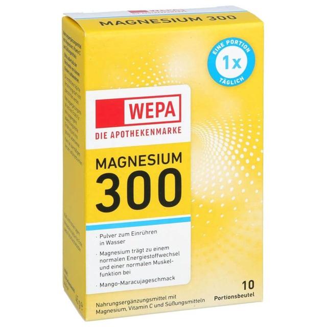 Wepa Magnesium 300 + Vitamin C Pulver product image