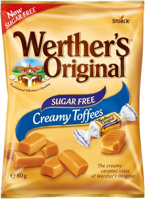 Werthers Original Creamy Toffees Sockerfri 80g product image