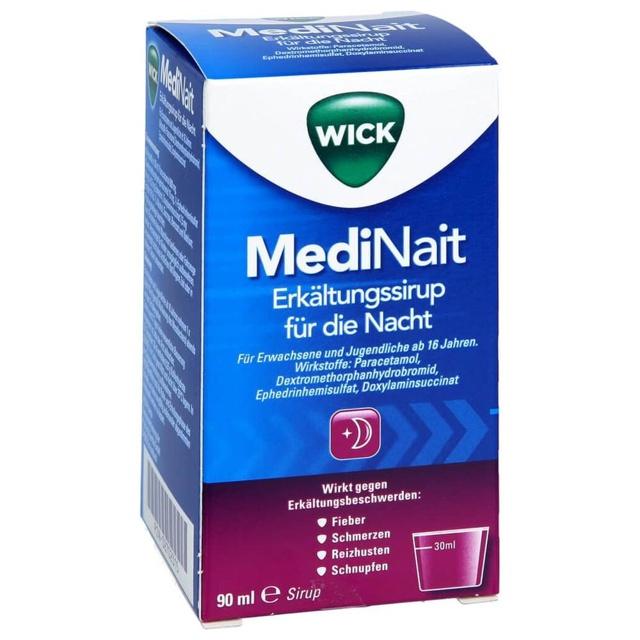 WICK MediNait Erkältungssirup für die Nacht product image