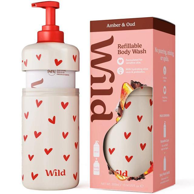 Wild Body Wash Heart Case Amber Oud product image