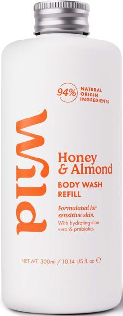 Wild Body Wash Refill Honey & Almond 300 ml product image