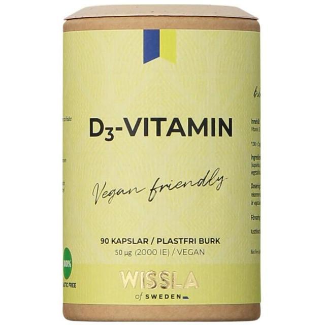 Wissla of Sweden Vegan Vitamin D3 90 pcs product image