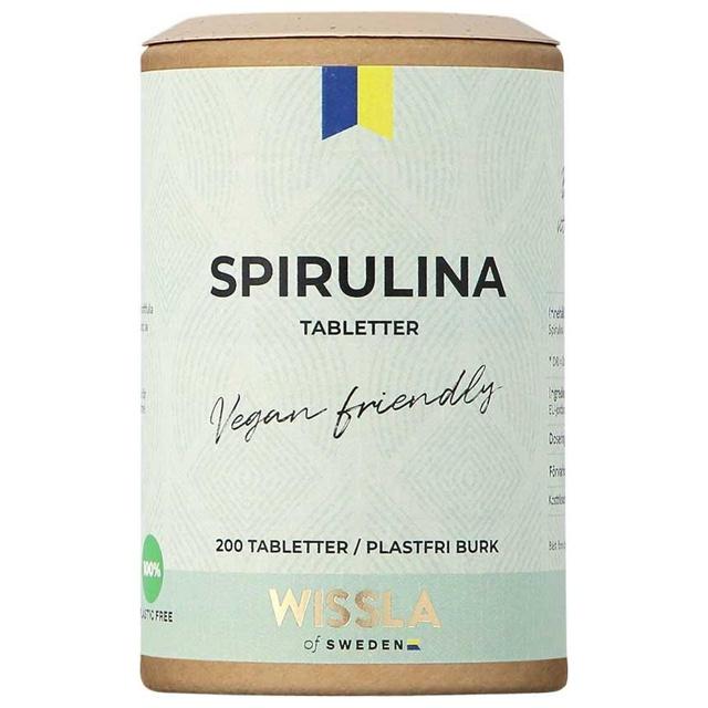 Wissla of Sweden Spirulinatabletter 200 pcs product image