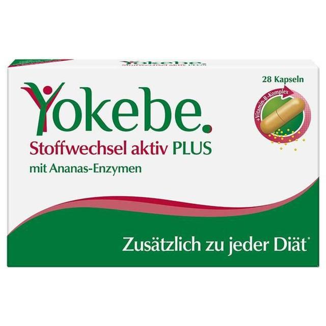 Yokebe Stoffwechsel aktiv PLUS 28 St Kapseln product image