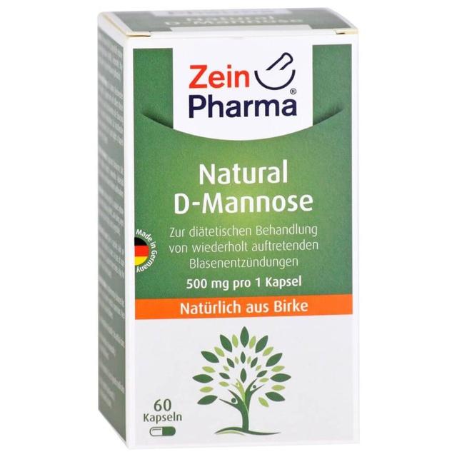 Zein PHARMA Natural D-Mannose 500mg 60 St Kapseln product image
