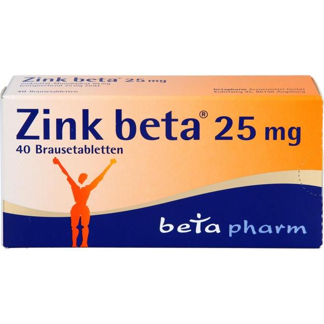 ZINK BETA 25 Brausetabletten product image