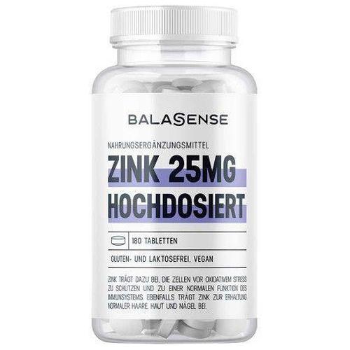 Zink hochdosiert Balasense 25 mg, 180 St Tabletten product image