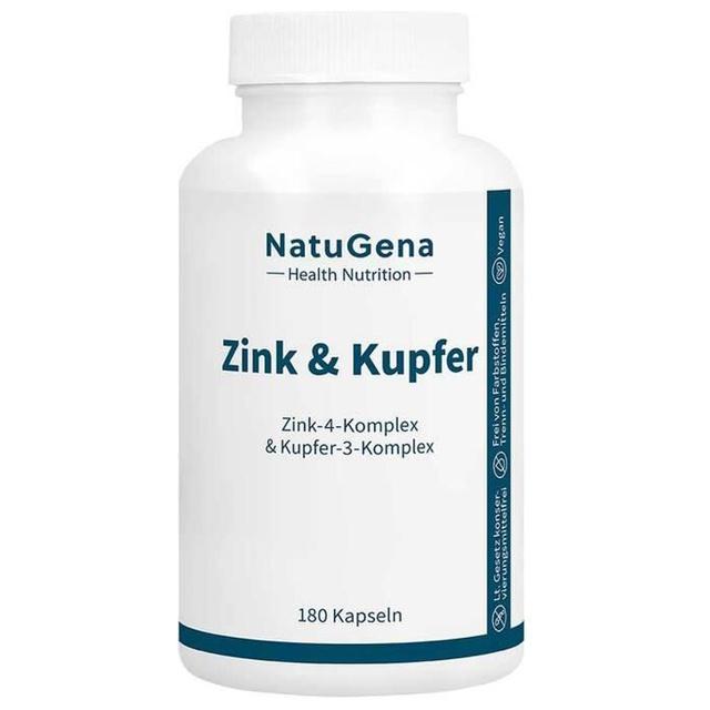 NatuGena Zink & Kupfer 180 St Kapseln product image