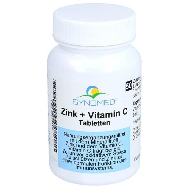 ZINK+VITAMIN C Tabletten Synomed product image