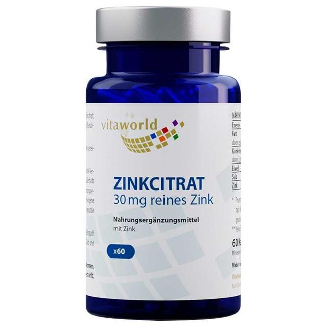 ZINKCITRAT 30 mg Kapseln product image