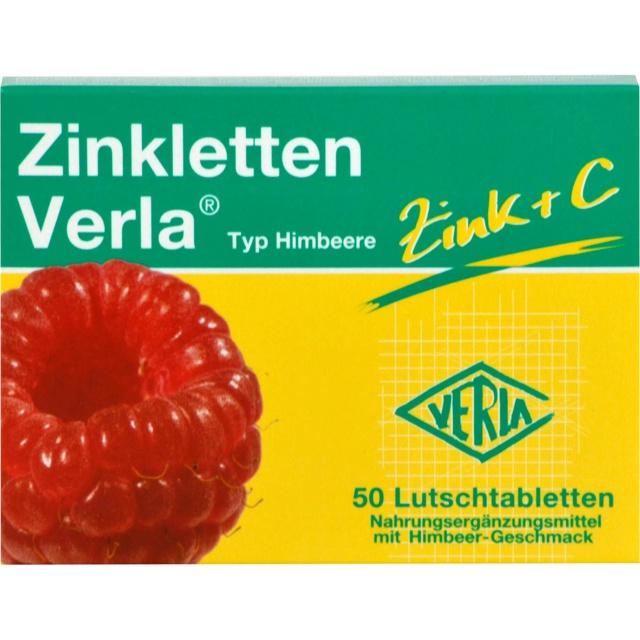 ZINKLETTEN Verla Himbeere Lutschtabletten product image