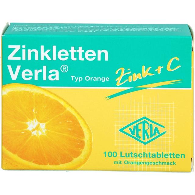 ZINKLETTEN Verla Orange Lutschtabletten product image