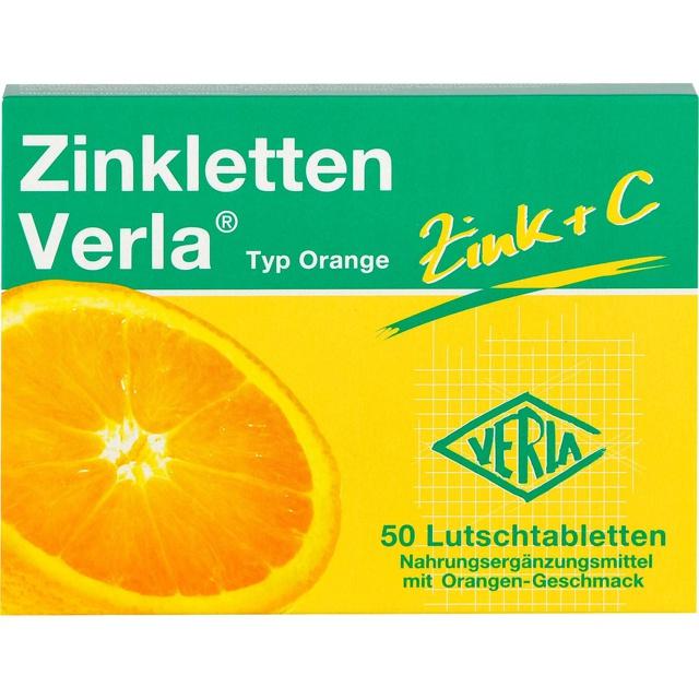 ZINKLETTEN Verla Orange Lutschtabletten product image