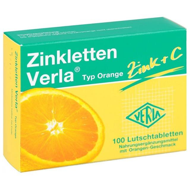 Zinkletten Verla Orange Tabletten 100 St, 49 g product image
