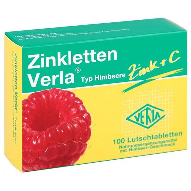 Zinkletten Verla Typ Himbeere Tabletten 100 St, 50 g product image