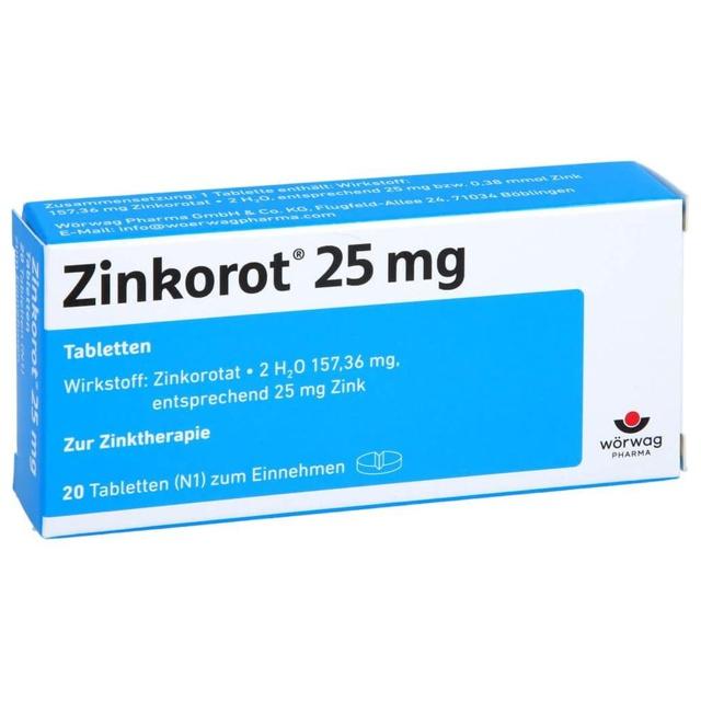 ZINKOROT 25 mg Tabletten product image