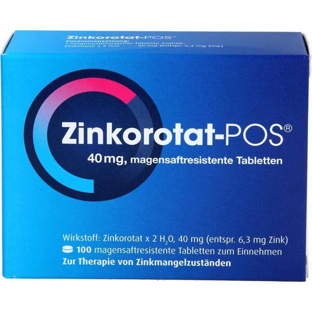 ZINKOROTAT POS magensaftresistente Tabletten product image