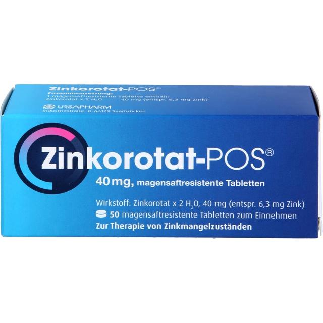 ZINKOROTAT POS magensaftresistente Tabletten product image
