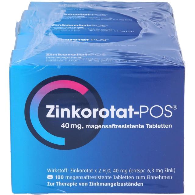 ZINKOROTAT POS magensaftresistente Tabletten product image