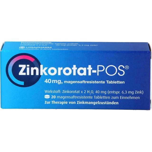 ZINKOROTAT POS magensaftresistente Tabletten product image