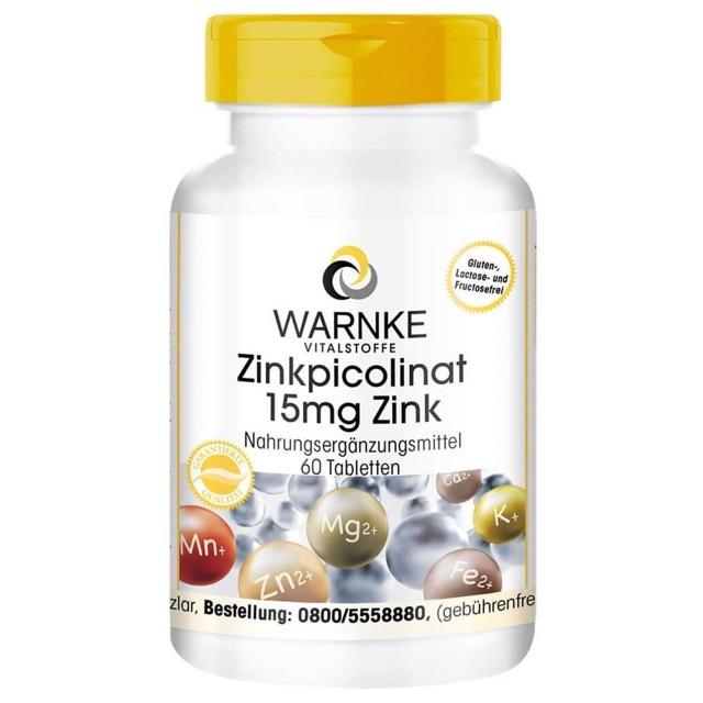 Zinkpicolinat 15 mg Zink Tabletten product image