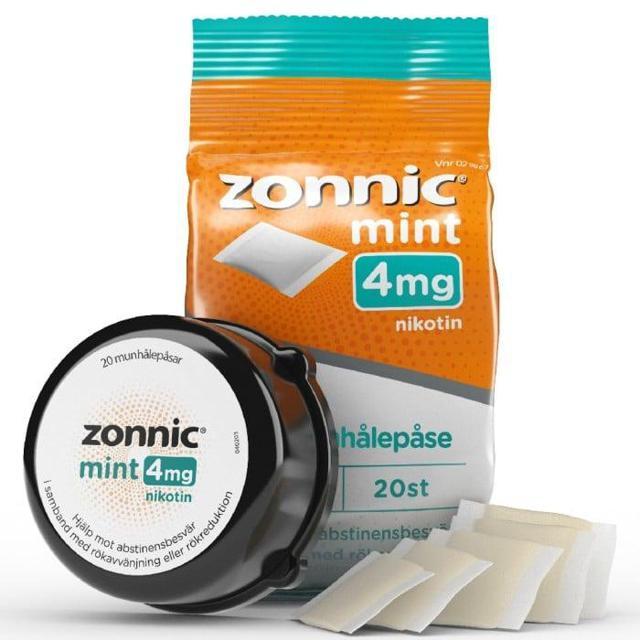 Zonnic Mint, munhålepåse 4 mg 20 st product image